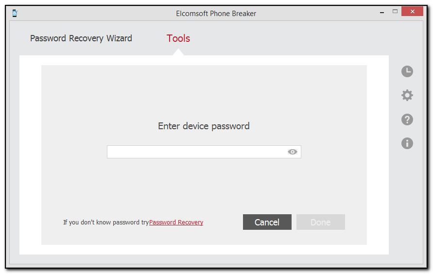 device password