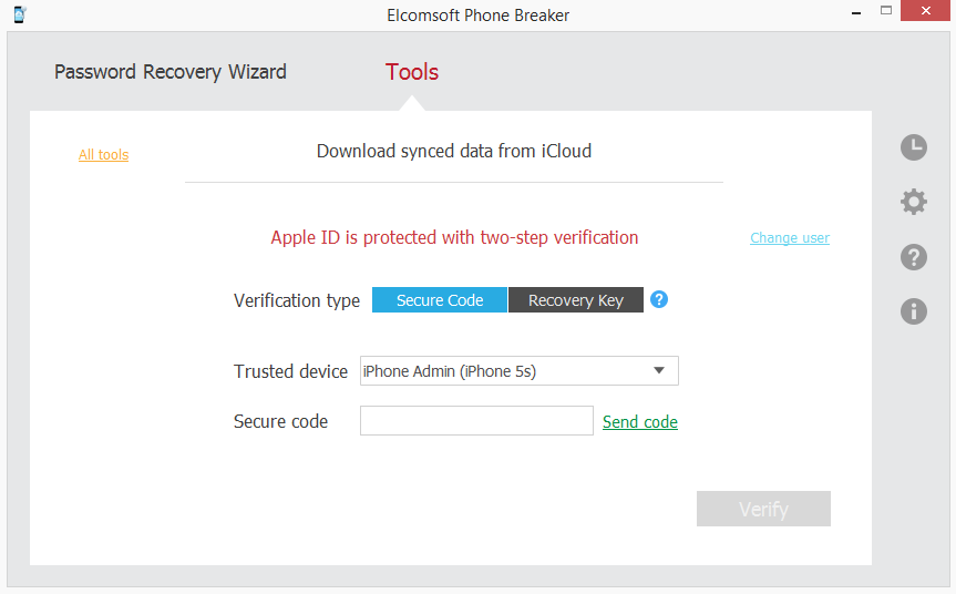 download synced data from iCloud 2